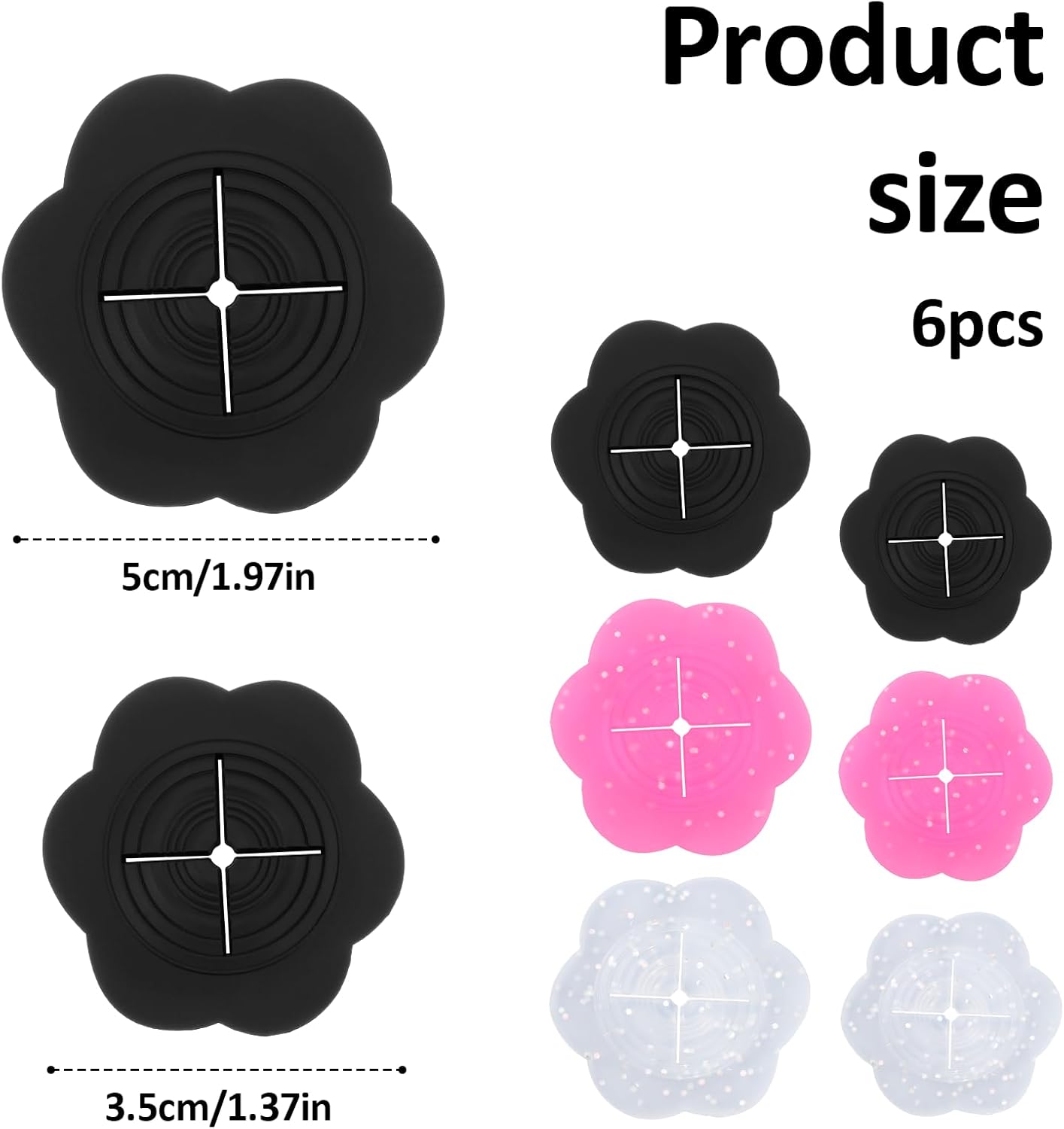 6 PCS Shirt Clips for Women Clothing, Shirt Clip Back Cinch Waist Cincher Clip Concealed Cincher Clip Pants Clips to Tighten Waist Cinch Clips for Dresses, T-Shirts, Women Clothing Fashion Accessories