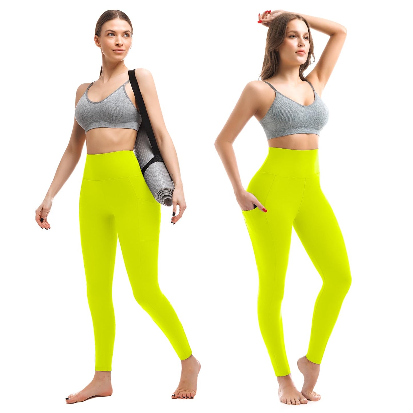 Walifrey Leggings with Pockets for Women, High Waisted Buttery Soft Womens Leggings for Gym Yoga Workout