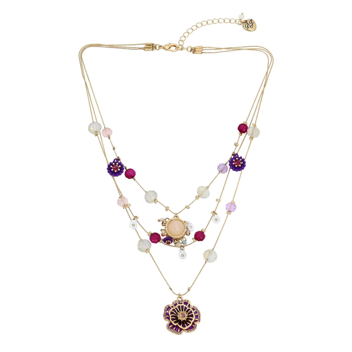 Urban Thread Womens Butterfly Charms Layered Necklace