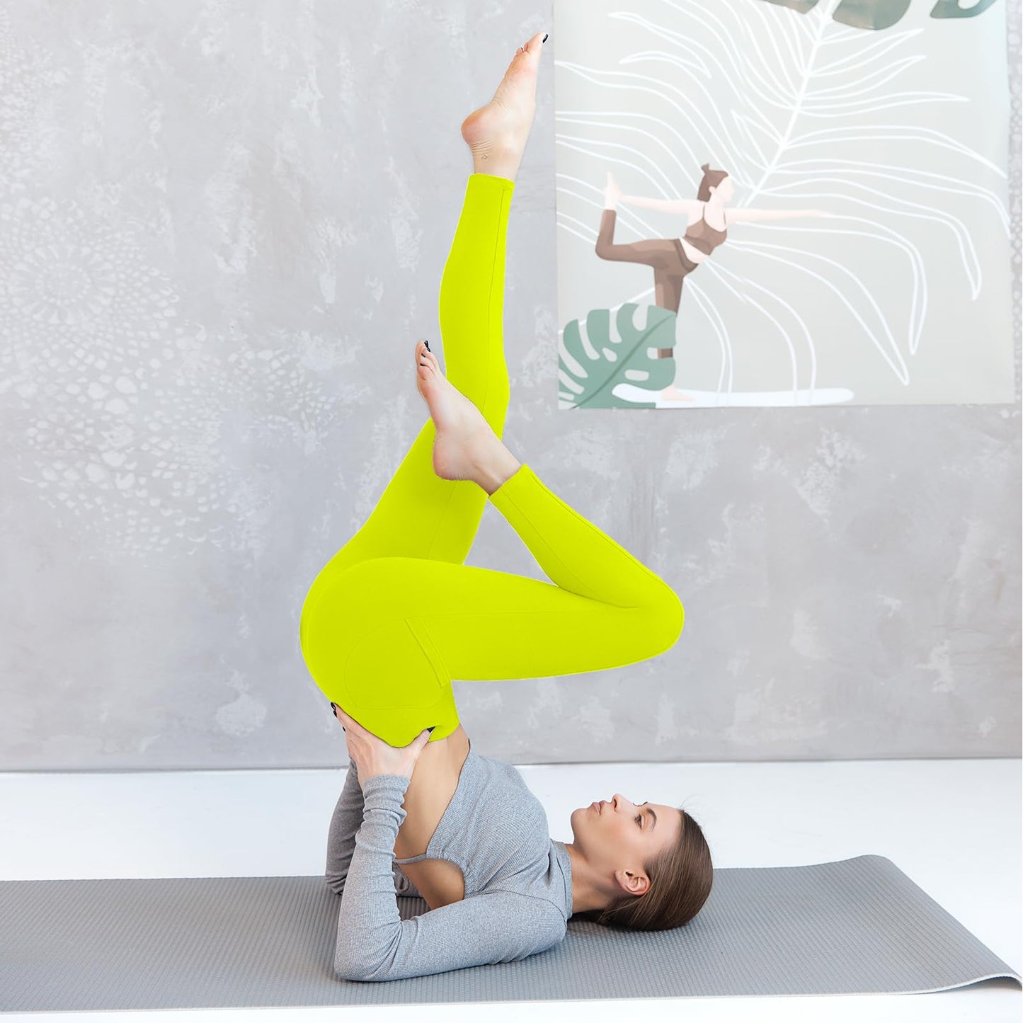 Walifrey Leggings with Pockets for Women, High Waisted Buttery Soft Womens Leggings for Gym Yoga Workout