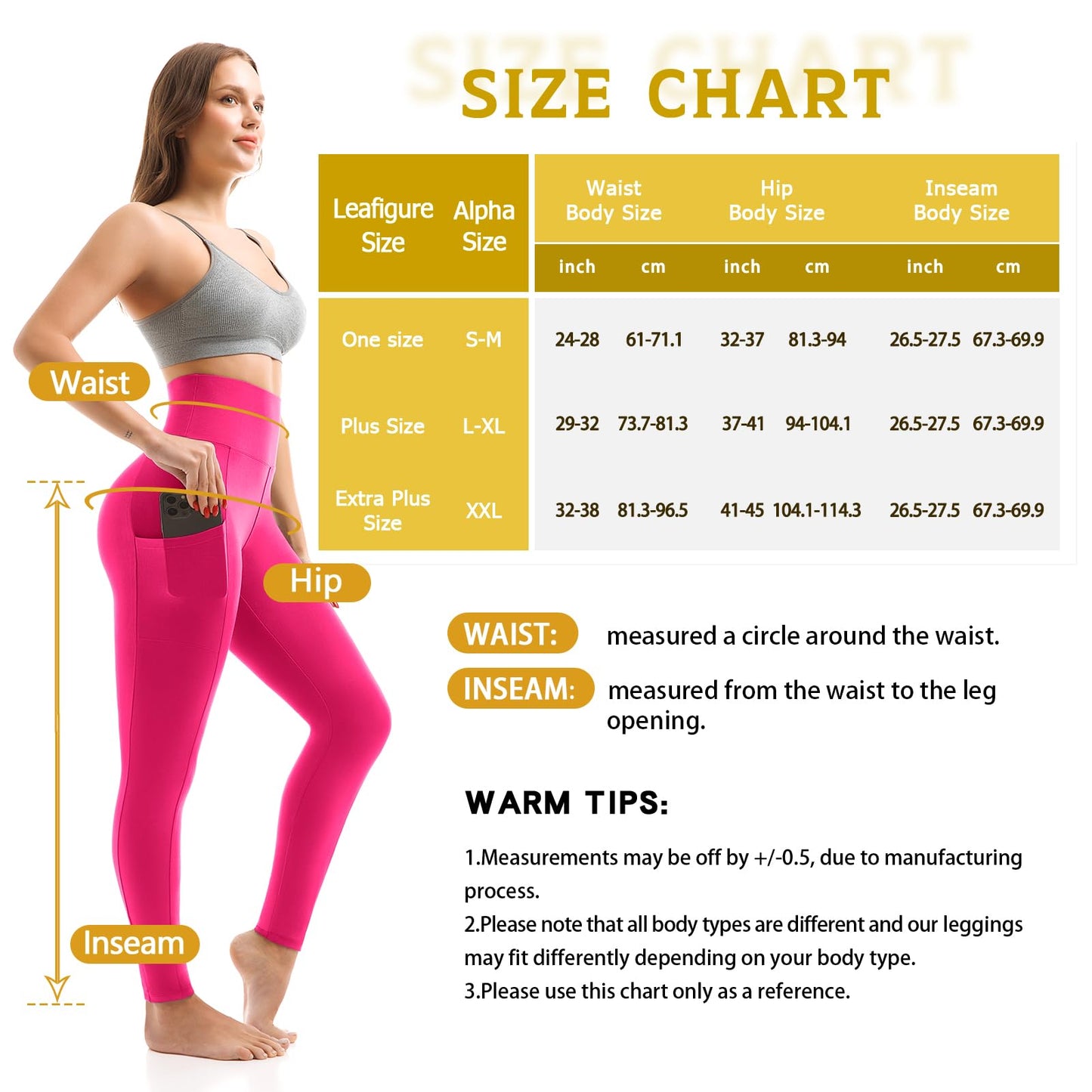 Walifrey Leggings with Pockets for Women, High Waisted Buttery Soft Womens Leggings for Gym Yoga Workout